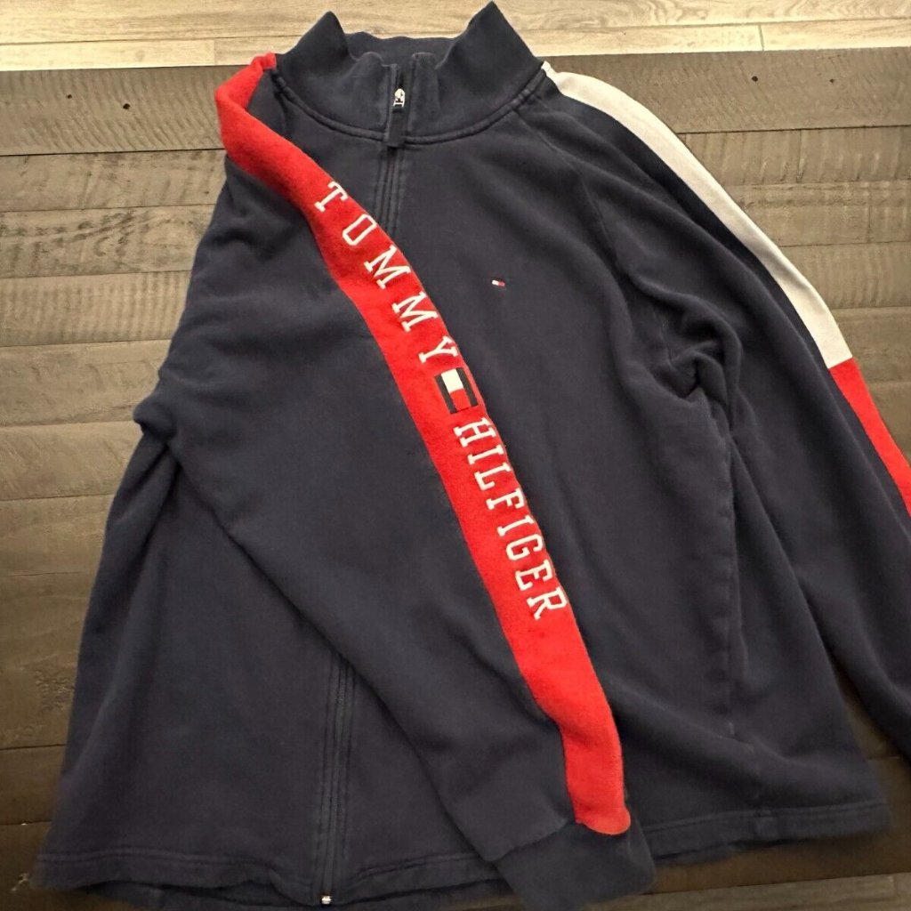 Tommy Hilfiger Zip - Up Jacket Xl Pre - Owned Great Condition